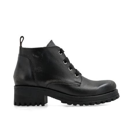 BOTA VENET - CUERO SORRENTO NEGRO