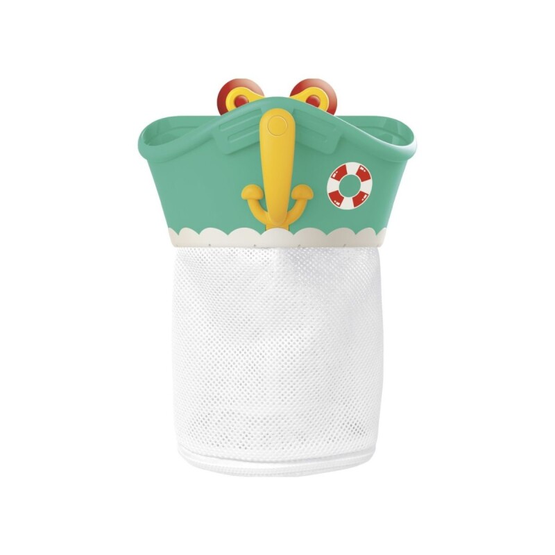 Juguetes de baño con cesta organizadora Juguetes de baño con cesta organizadora