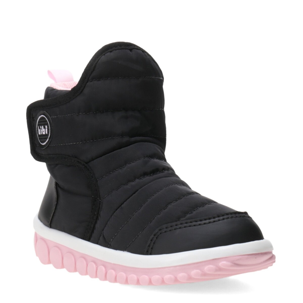 Championes Infantiles Bibi Bota Roller Drop - Negro - Rosa 