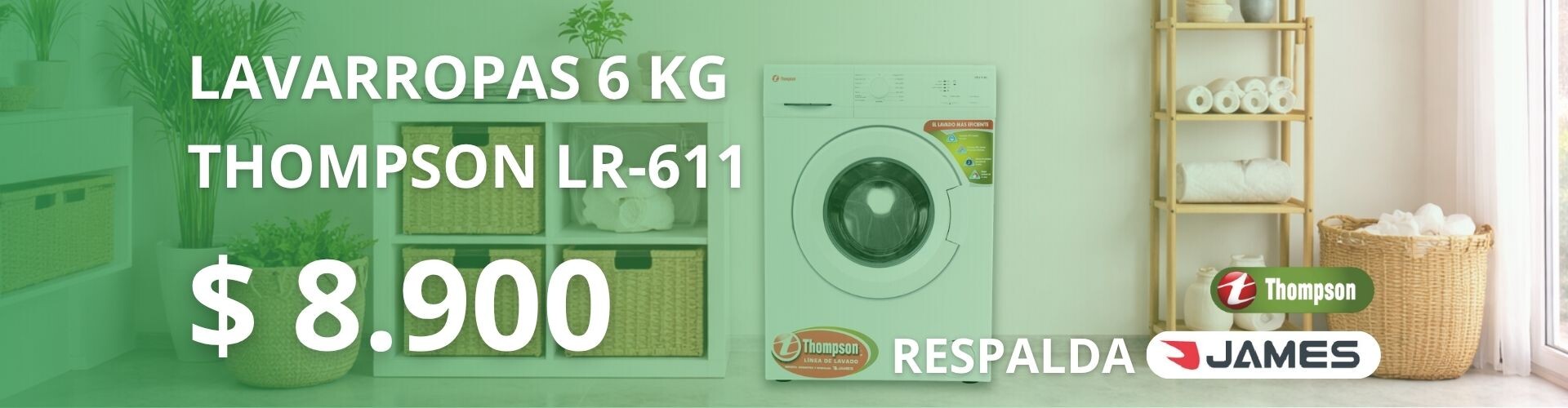 Lavarropas Thompson LR611