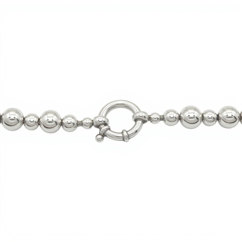 Cadena eslabón Bolas - Plata 925 - Sin Piedra - CD3269 sinpiedra