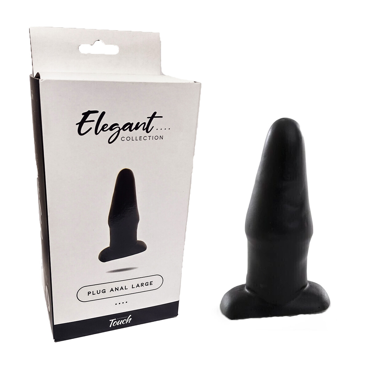 Estaca Anal L Maciza - Negro 