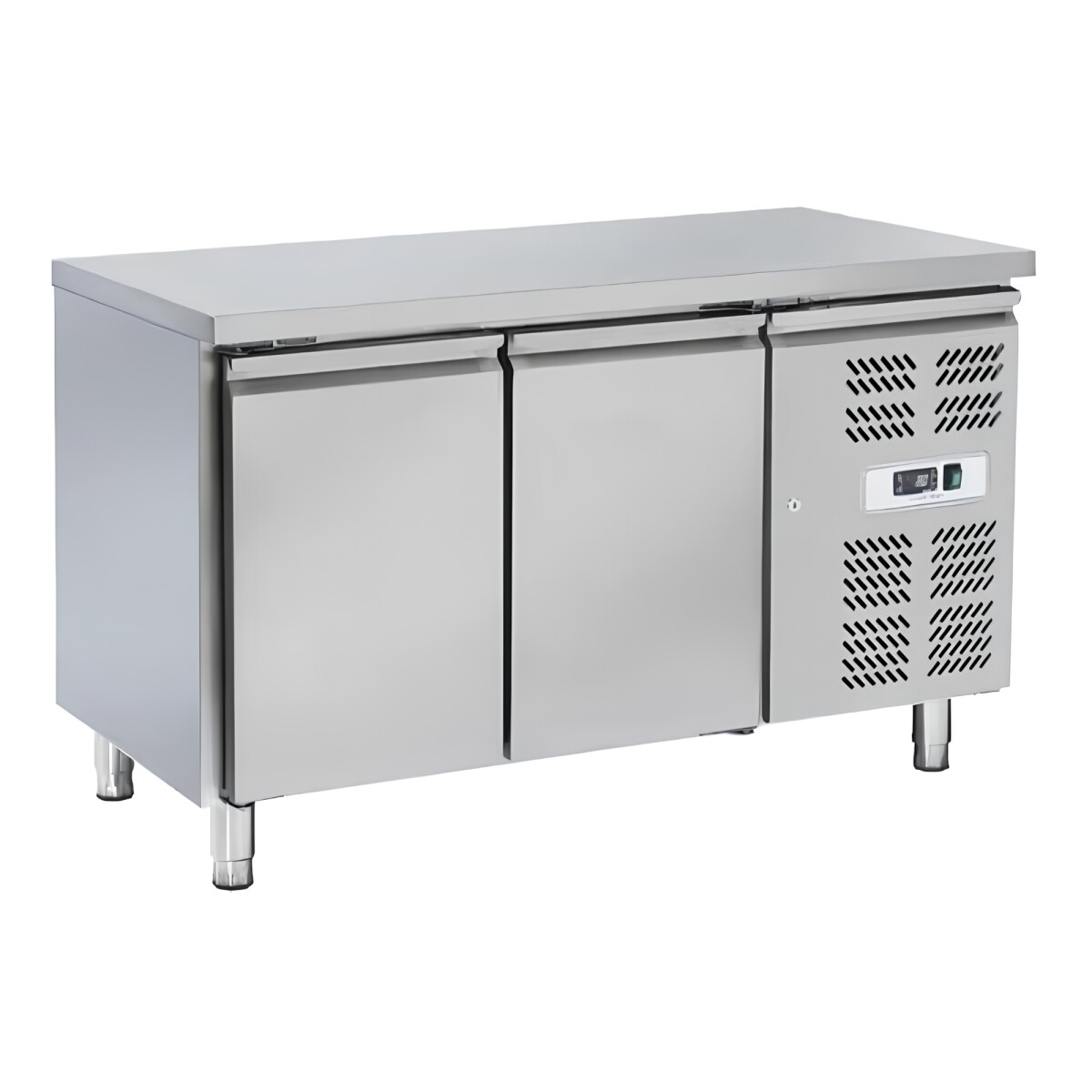 Bajo mostrador refrigerado 1.36 mts 2 puertas Kuma 