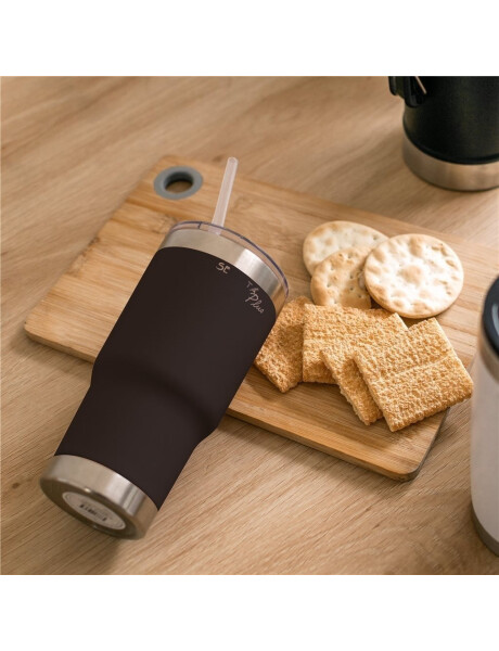 VASO TERMICO C/SORBITO AC.INOX 560ML NEGRO VASO TERMICO C/SORBITO AC.INOX 560ML NEGRO