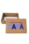 Caja Rectangular Impresa 20x30x9 cm - PAPÁ Caja Rectangular Impresa 20x30x9 cm - PAPÁ