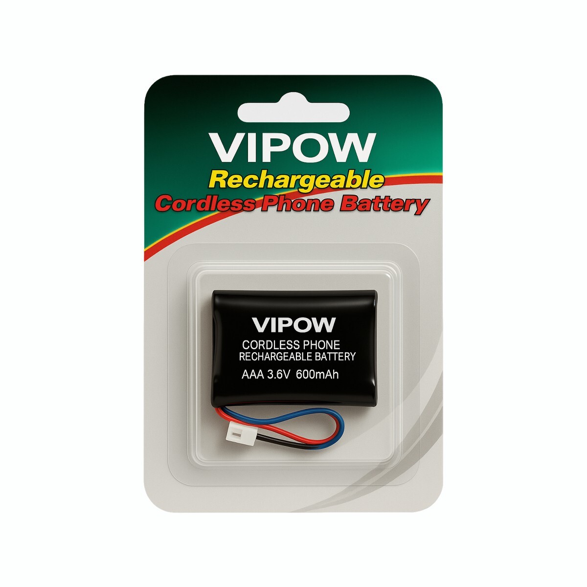 BATERIA VIPOW PARA TELEFONO INALAMBRICO 3.6V 600AM 