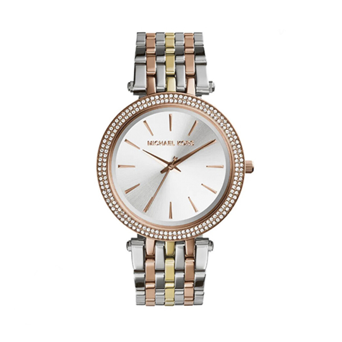 Reloj Michael Kors Malla de Acero Combinada Esfera Redonda con