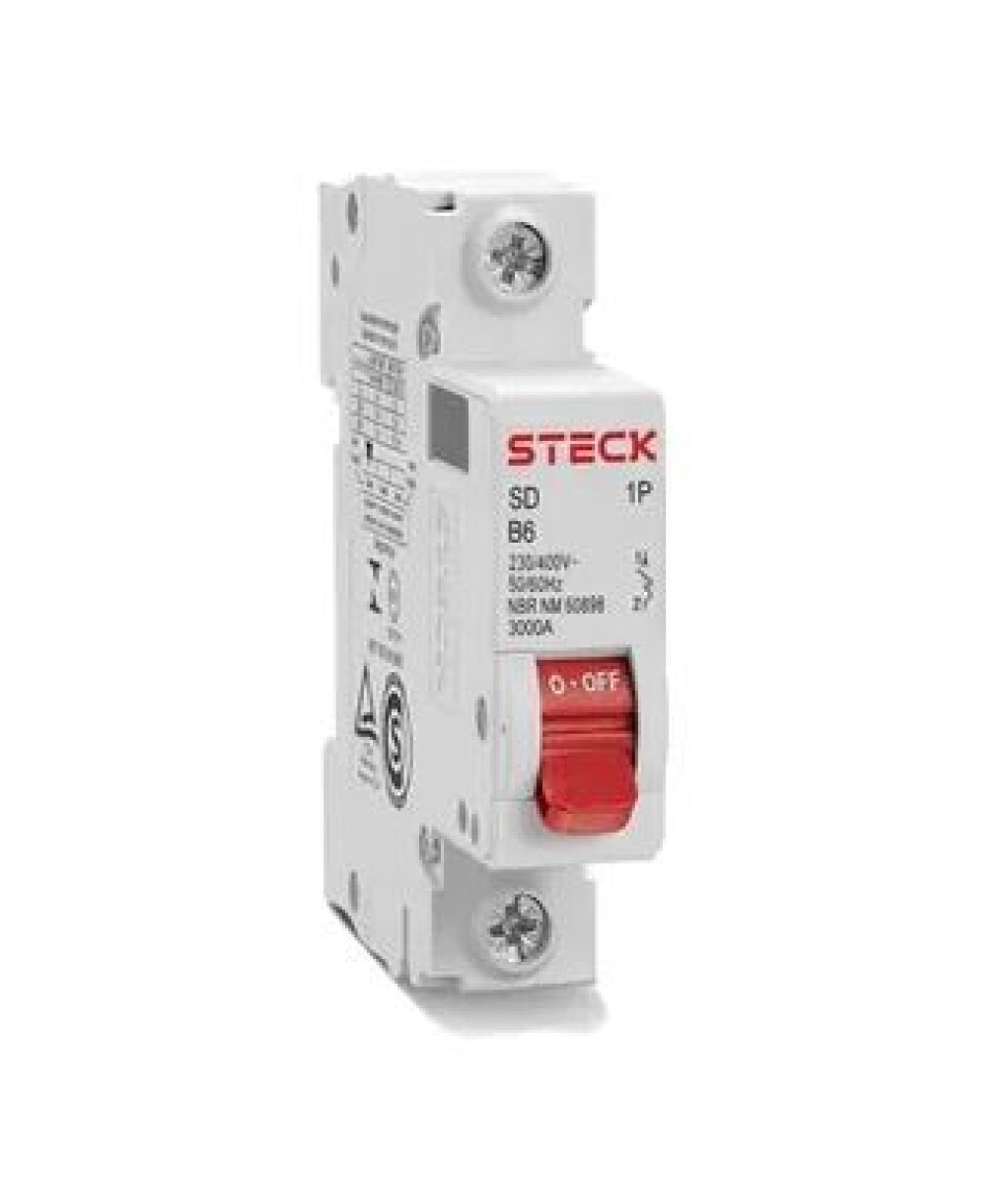 DISYUNTOR DIN SDZ 1X40 A 06KA - STECK 