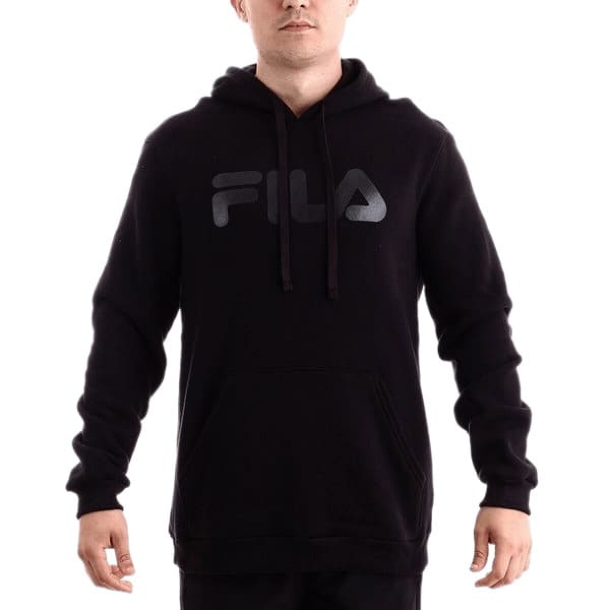 Canguro Fila Moda Hombre Cmfort Letter Negro - S/C 