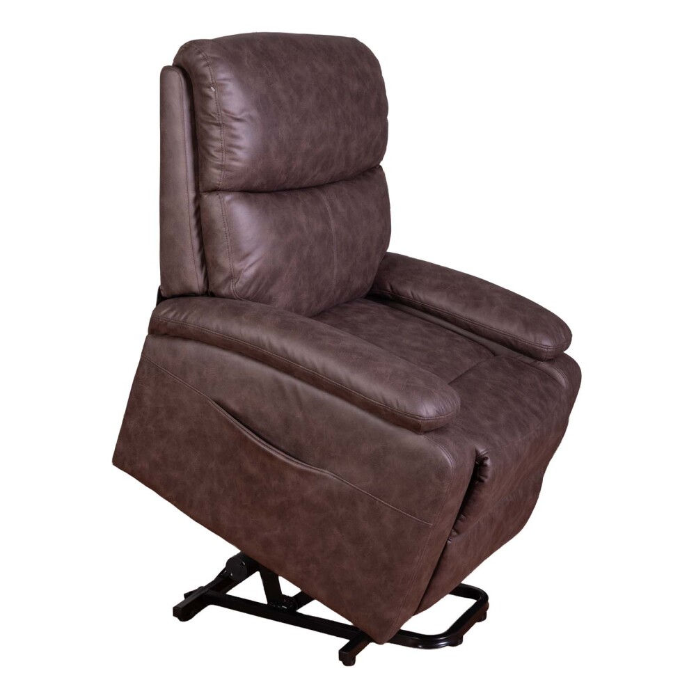 RECLINER C/LIFT 1 CUERPO TELA MARRON DUBLIN