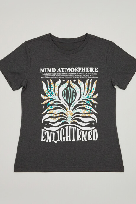 T-SHIRT FRESIA DIXIE Gris Oscuro