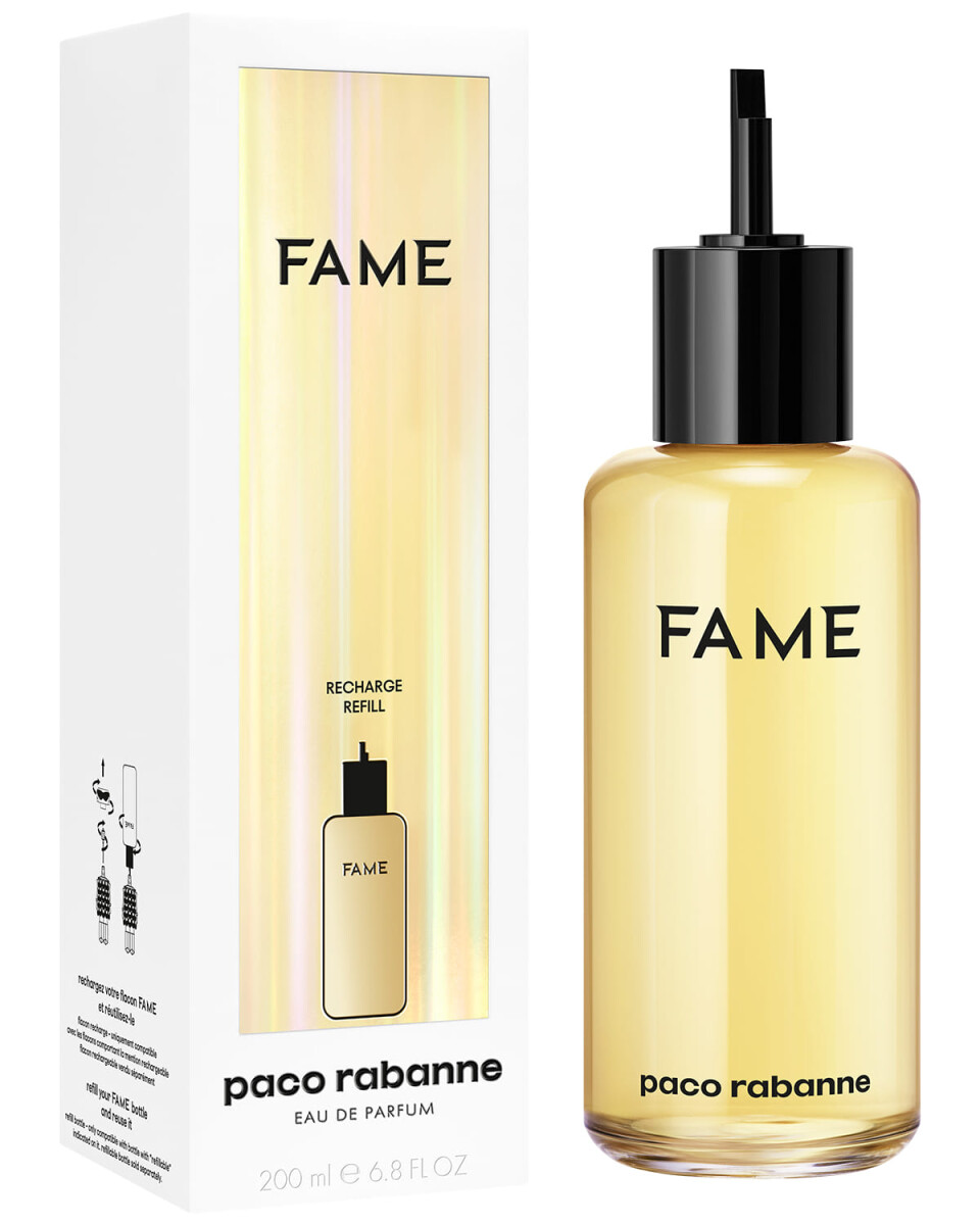 Recarga 200ml para perfume Paco Rabanne Fame EDP Original 