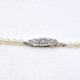 Collar Perlas De Cultivo Con Broche en Oro 18 K, Brillantes Y Diamantes Collar Perlas De Cultivo Con Broche en Oro 18 K, Brillantes Y Diamantes