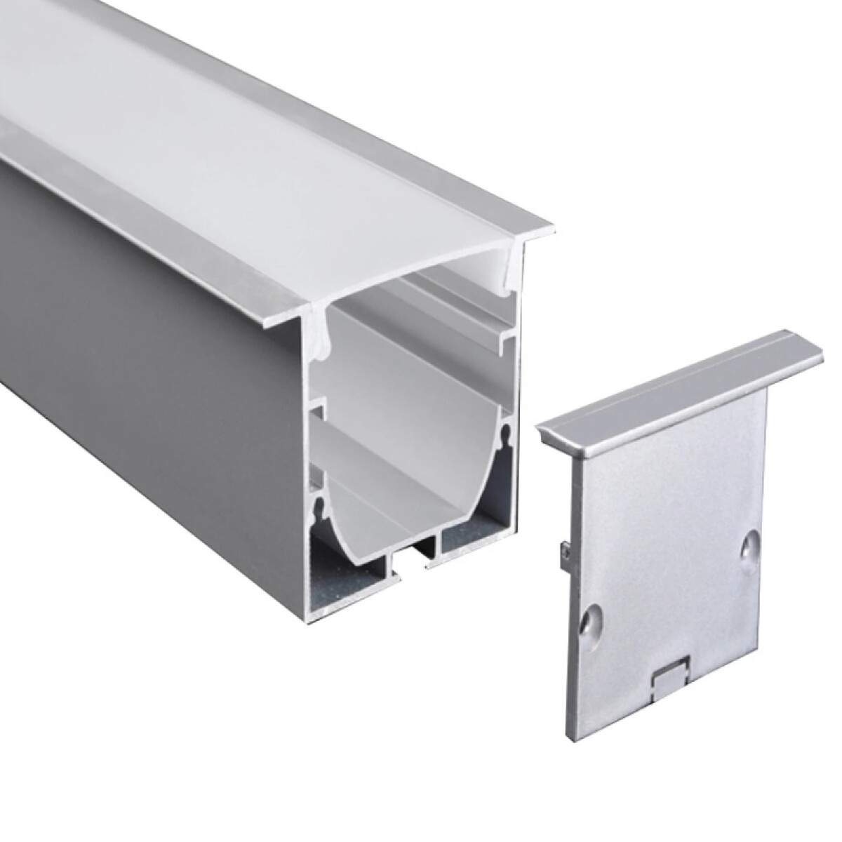 Perfil Aluminio para Cinta LED 220V de Empotrar 