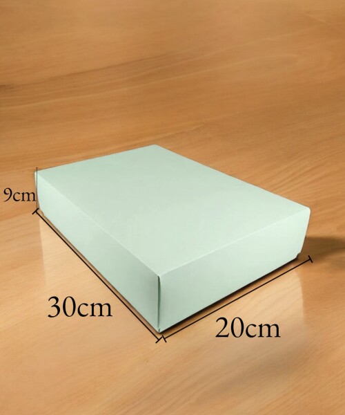 Caja eco 08 - 20x30x9 cm. VERDE AGUA