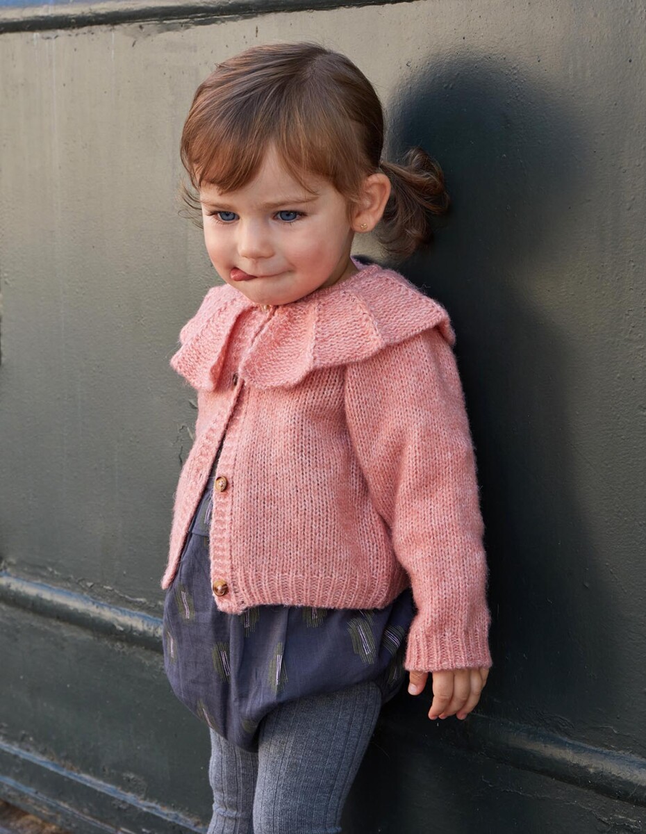 Chaqueta Cuello Especial - Rosa 