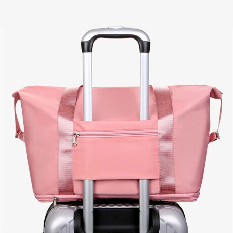 Bolso de Viaje p/Mano Valija Expansible Plegable Impermeable Lila