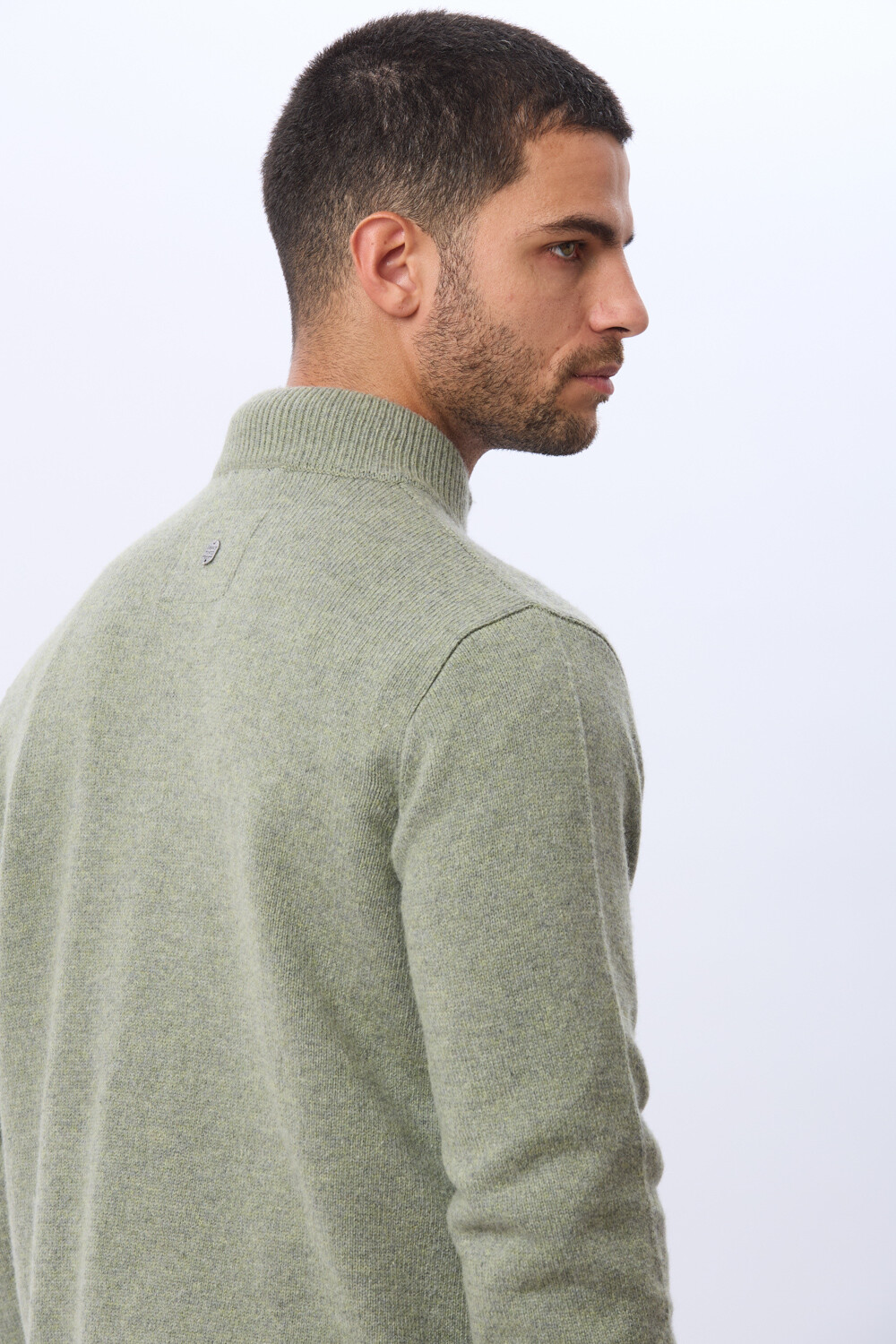 BUZO DE LANA DE ABRIGO Verde Claro