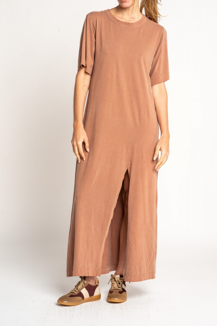 Vestido Maxi Tajo Vison