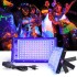 Foco Tacho Luces Led Luz Negra 50W Uv Fiestas Fluor Neón Variante Color Negro