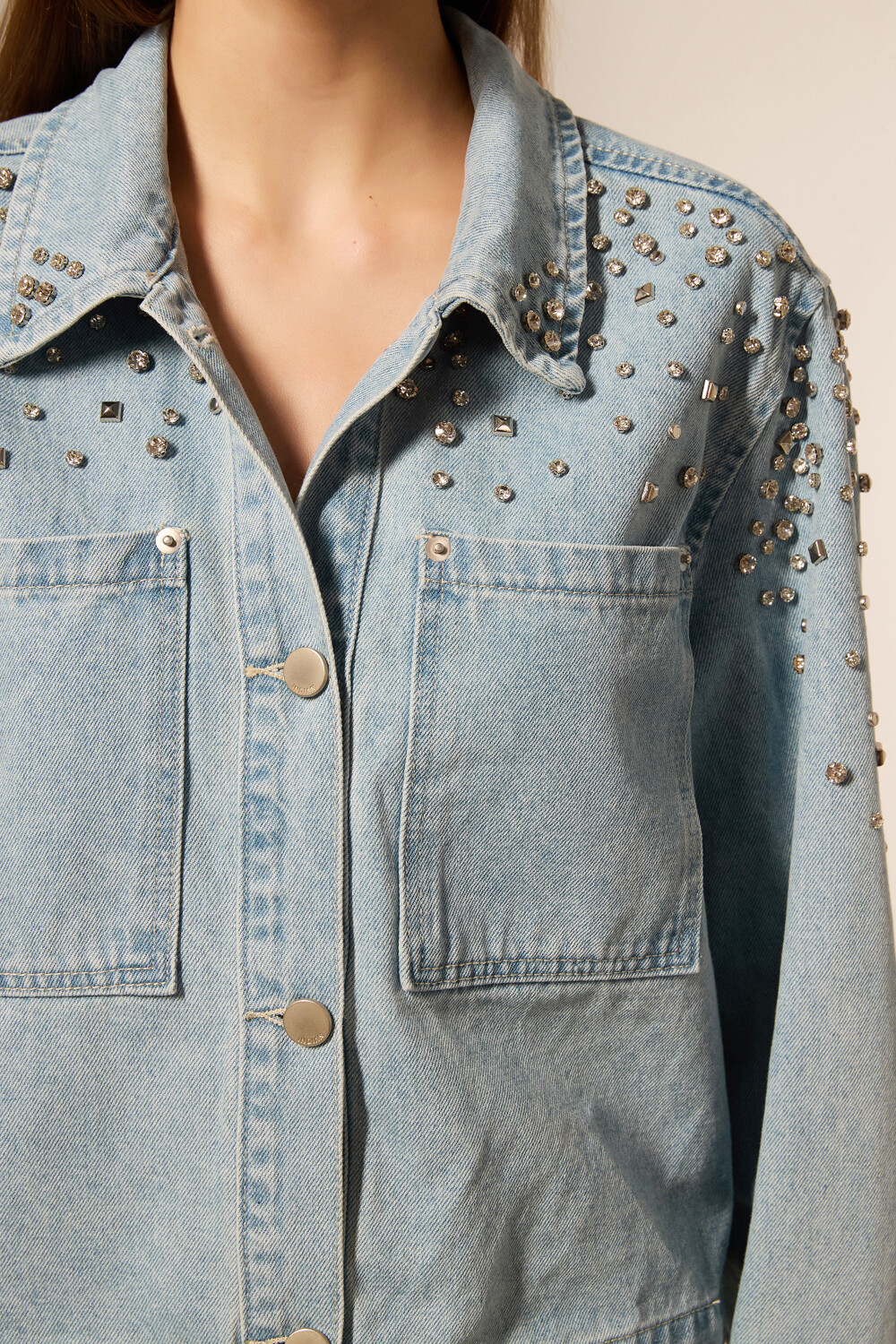 Campera Kuri Celeste