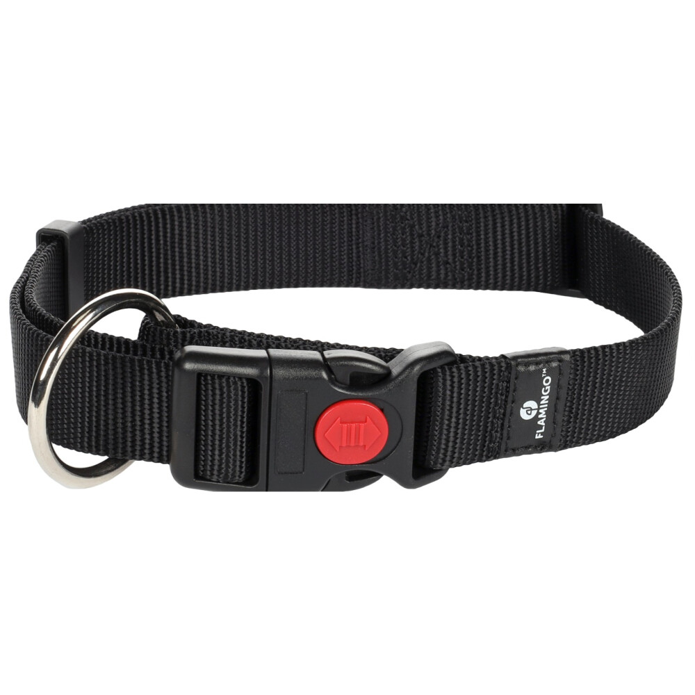 COLLAR FLAMINGO ZIGGI NEGRO L 45-65CM COLLAR FLAMINGO ZIGGI NEGRO L 45-65CM