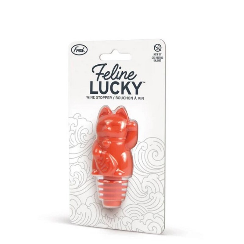 Tapón de botellas re utilizable Feline Lucky Tapón de botellas re utilizable Feline Lucky