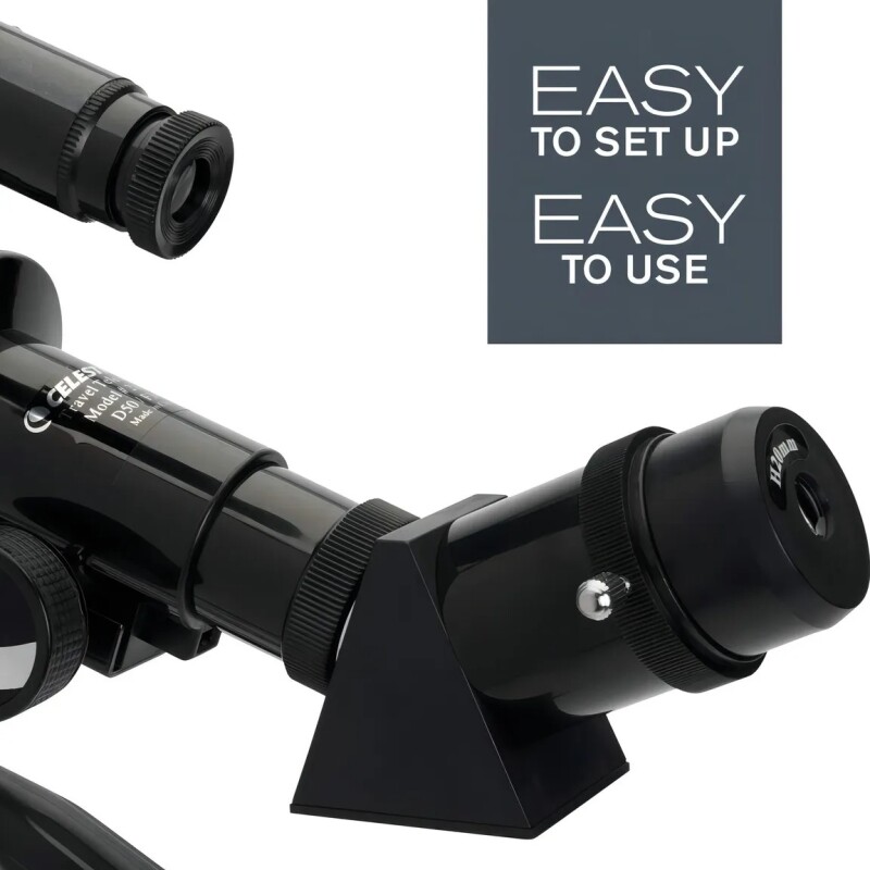 Celestron ® Telescopio De Viaje Refractor 50mm Con Maleta Celestron ® Telescopio De Viaje Refractor 50mm Con Maleta