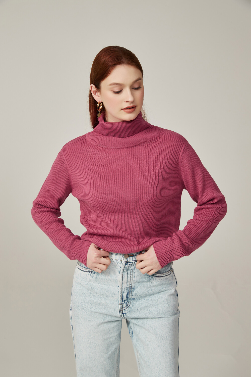 Polera Fairview Bordeaux Claro