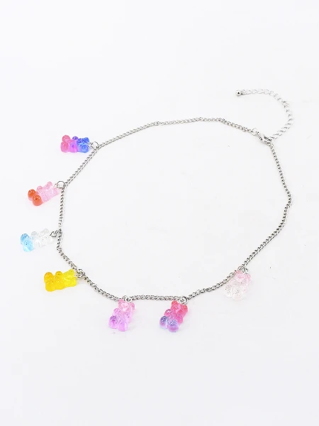 COLLAR BEARS PLATEADO