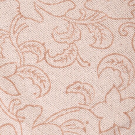 REPASADOR ALGODON NATURAL-BEIGE FLOREAL BEIGE