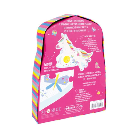 Puzzle Floss & Rock 12 piezas Unicornios