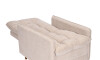 Butaca Reclinable 1 Cuerpo + Puff Living - Montreal Beige