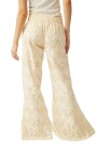 EMMA EMBROIDERED PANT Marfil