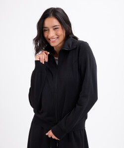 Campera felpa Boreal negro