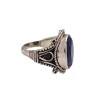 Anillo Oval-Plata 925-Piedra zafiro-AN4545 conpiedra