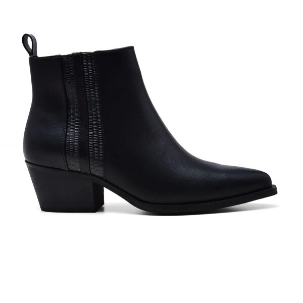 CASUAL TACO BAJO REBECCA - KORIUM NEGRO