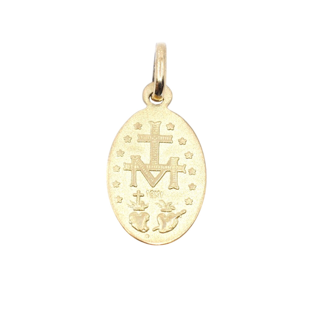 Medalla milagrosa en oro 18k. Alto 2 cms, ancho 1 cm Medalla milagrosa en oro 18k. Alto 2 cms, ancho 1 cm