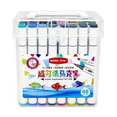 Marcador Sketch Wash Doble Punta 48 colores Marcador Sketch Wash Doble Punta 48 colores