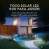 Lampara Luz Solar Led Rgb Farol Tactil Pincho Para Jardin Lampara Luz Solar Led Rgb Farol Tactil Pincho Para Jardin