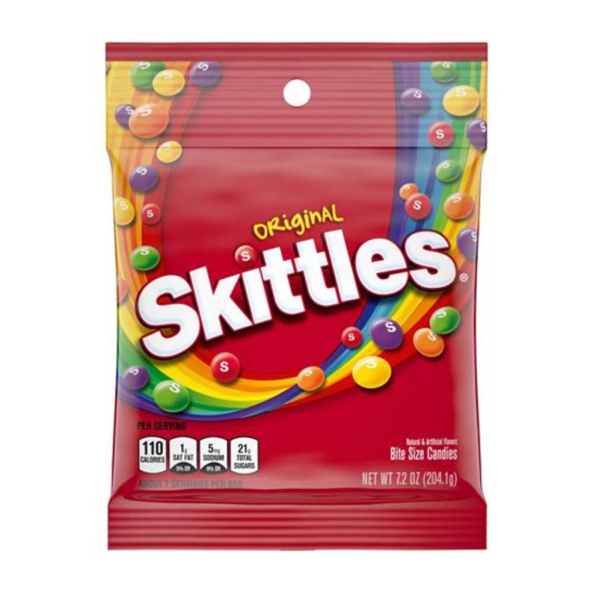 Caramelos Skittles Original 204g 