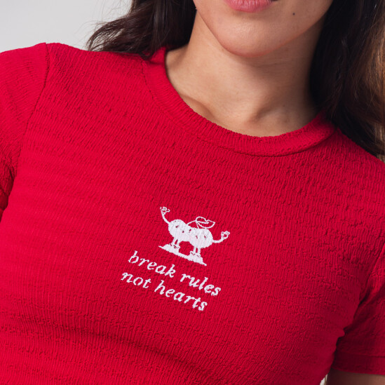 Remera Pulau Cherry Rojo