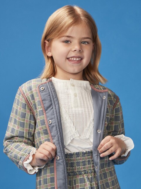 Chaqueta Acolchada Azul Pato