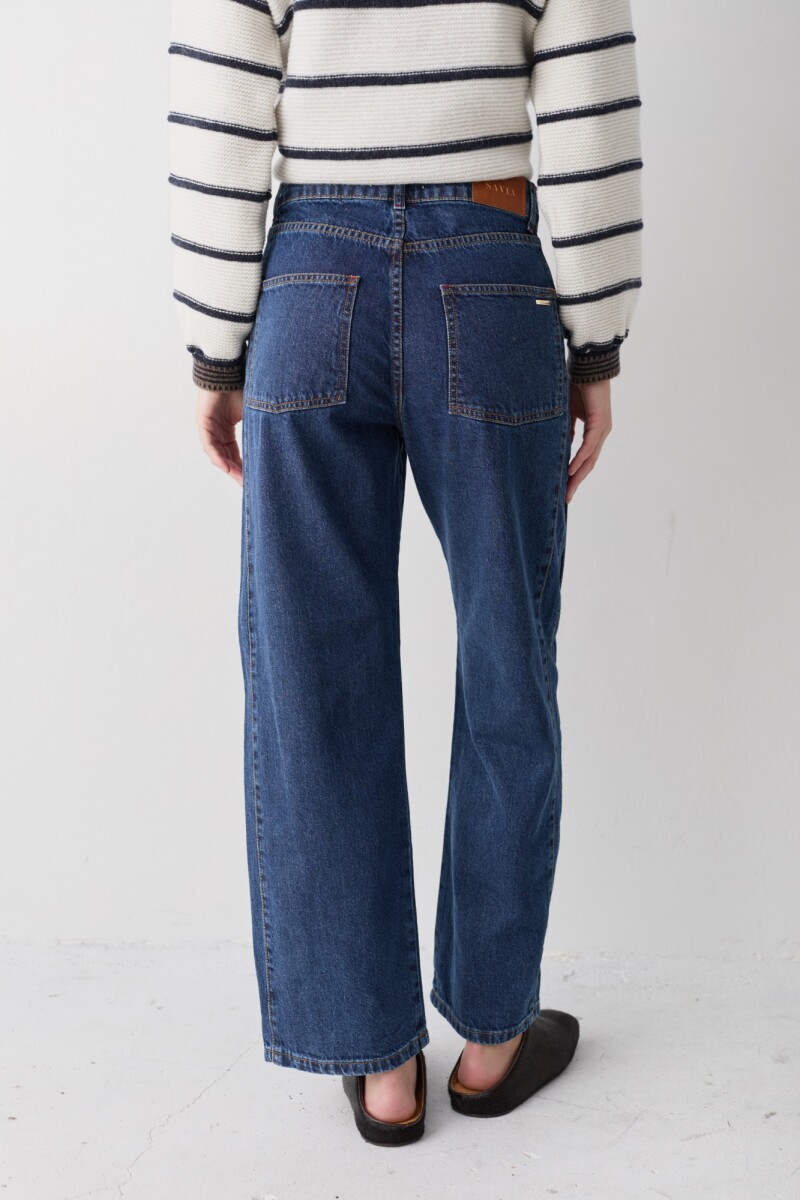 JEAN STRAIGHT BALL Azul