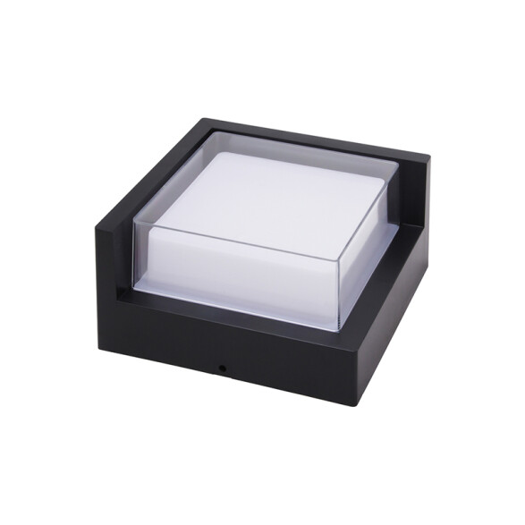 Lámpara de pared LED cuadrada IP65 12W luz neutra IX4544X