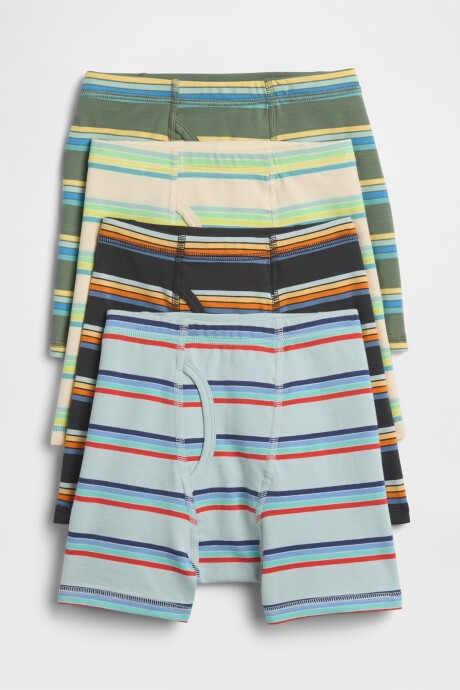 Boxer Pack X4 Niño Stripes 801
