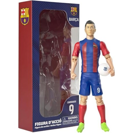 Robert Lewandowski Nº 9 - FC Barcelona 20 cm AZUL