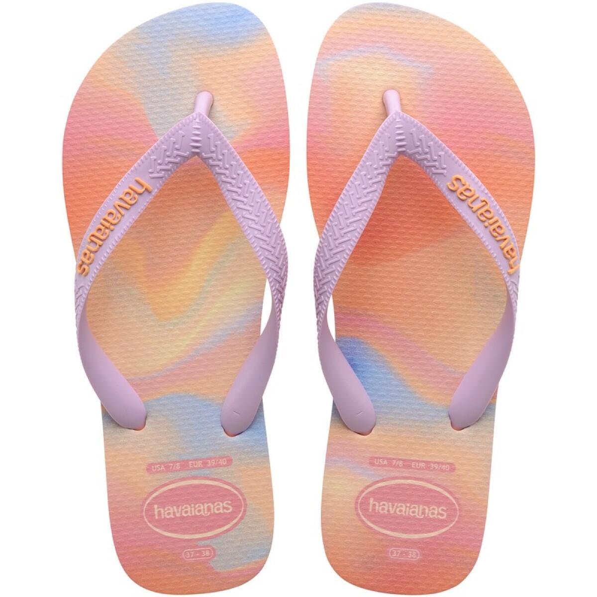 Ojotas Havaianas Top Fashion - Naranja 