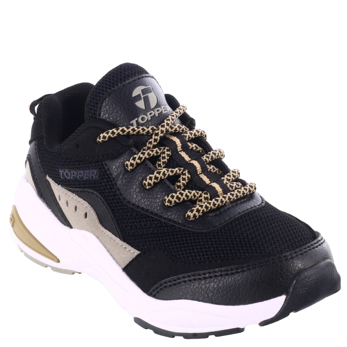 Championes Infantiles Topper Circus Kids - Negro - Beige 