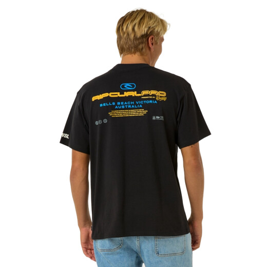 Remera Rip Curl Rip Curl Pro 2025 Lock Up Tee - Negro Remera Rip Curl Rip Curl Pro 2025 Lock Up Tee - Negro